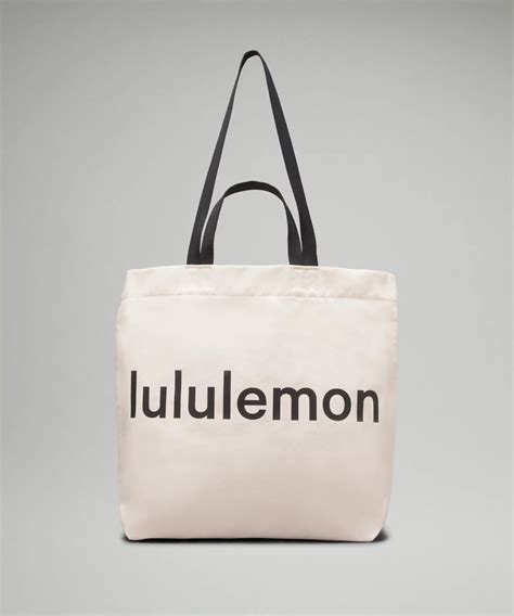 double-handle canvas tote bag 17l|lululemon canvas tote bag.